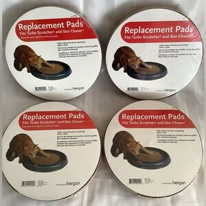 Four Refill 2-Packs Turbo Scratcher & Star Chaser Cat Toy